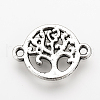 Tibetan Style Alloy Links connectors TIBE-Q077-12AS-RS-4