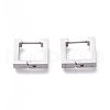 Tarnish Resistant 304 Stainless Steel Huggie Hoop Earrings EJEW-O099-05P-2