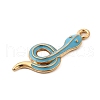 Alloy Enamel Pendants FIND-U031-14G-01-2