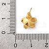 925 Sterling Silver White Enamel Flower Charms STER-D304-03G-3