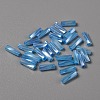 Opaque Colours Glass Twist Bugle Beads GLAA-WH0039-08L-1