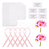 Clear PVC Candy Gift Packaging Boxes with Ribbon & Artificial Flower CON-TAC0001-20A-2