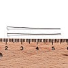 Rhodium Plated 925 Sterling Silver Flat Head Pins STER-M117-03A-P-3