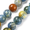 Natural Multi-Color Agate Beads Strands G-A261-B11-14mm-2