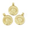 Rack Plating Brass Pendants KK-C030-30C-G-3
