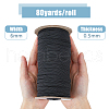 80 Yards Flat Polyester Elastic Cord EW-WH0015-03B-2
