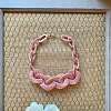 Fashionable Resin Oval Link Chain Necklaces FS-WG8E51D-05-1