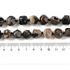 Natural Black Cherry Blossom Agate Beads Strands G-NH0010-J02-01A-5