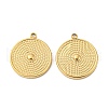 304 Stainless Steel Pendants STAS-L022-187G-1