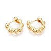 Ring Brass Hoop Earrings for Women EJEW-N054-60G-2