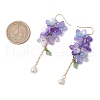 Shell Pearl Dangle Earrings EJEW-TA00617-4