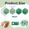  20Pcs Natural Green Aventrine Gemstone European Beads G-NB0005-89C-2