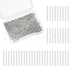 Unicraftale 120Pcs 304 Stainless Steel Curb Chains Extender STAS-UN0059-36P-1