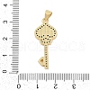 Brass Micro Pave Cubic Zirconia Pendants KK-I723-49B-G-3