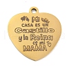 PVD Vacuum Plating 201 Stainless Steel Pendants STAS-L079-26G-07-1