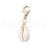 Shell Pendant Decoration HJEW-JM03185-02-5