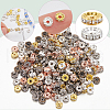SOFPLATE 200Pcs 10 Colors Brass Rhinestone Spacer Beads RB-SP001-08A-6