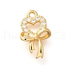 Brass Micro Pave Cubic Zirconia Pendants KK-K294-03G-1