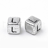 Plated Acrylic Beads X1-PB43C9308-L-2