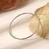 5Pcs Stylish 304 Stainless Steel Plain Bangles for Women CS8821-1-2