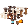   24Pcs 6 Styles Wooden Empty Spools for Wire TOOL-PH0001-82-1