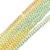 Transparent Gradient Color Glass Beads Strands GLAA-H021-01B-15-2