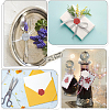 CRASPIRE 60Pcs 3 Colors Heart Adhesive Wax Seal Stickers DIY-CP0010-21-5