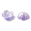Gradient Color Acrylic Bead Caps OACR-Z028-01D-2