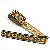 Ethnic Style Embroidery Polyester Ribbons OCOR-WH0070-18-1