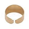 Ion Plating(IP) 304 Stainless Steel Open Cuff Rings for Women RJEW-G285-62G-3