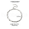 Stylish Stainless Steel Handmade Link Chain Necklaces & Bracelets Sets for Unisex TO1723-1-4