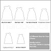 BENECREAT Burlap Packing Pouches Drawstring Bags ABAG-BC0001-14x10-01-5