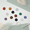 SUPERFINDINGS 12Pcs 12 Styles Natural & Synthetic Mixed Gemstone Cabochons G-FH0001-88-4