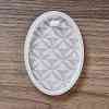 DIY Embossed Flower Pattern Pendant Silicone Molds DIY-G079-01G-2