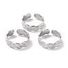 Tarnish Resistant 304 Stainless Steel Finger Rings RJEW-L102-29P-1