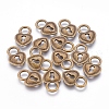 Tibetan Style Alloy Lock Pendants TIBEP-4443-AB-NR-2