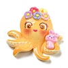 Cute Opaque Resin Cabochons RESI-Q220-03C-1