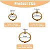 SUPERFINDINGS 60Pcs 3 Style Brass Bead Frames KK-FH0002-16-2