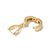 Rack Plating Brass Ice Pick Pinch Bails KK-A222-13G-2
