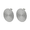 304 Stainless Steel Stud Earring Findings STAS-L024-001P-01-1