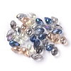 Eletroplated Glass Beads EGLA-R013-13x8mm-M-1