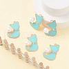 Alloy Enamel Pendants ENAM-YW0002-59-5