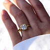 925 Sterling Silver Pave Cubic Zirconia Finger Rings for Women PC3242-3-2