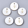 Natural Freshwater Shell Charms SHEL-Q023-09-1
