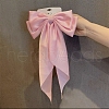 Solid Color Long Bowknot Satin Hair Barrettes PW-WGAD6A6-10-1