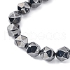 Synthetic Terahertz Stone Beads Strands G-P571-F01-01-3
