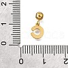 304 Stainless Steel Rhinstone Pendant STAS-H202-50G-C-3