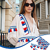 10M Ethnic Style Polyester Tassel Lace Ribbon OCOR-WH0078-274A-5