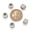Brass Cubic Zirconia Beads ZIRC-F001-124P-3