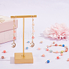 AHADERMAKER 5Pcs Synthetic Coral Connector Charms FIND-GA0004-11-5